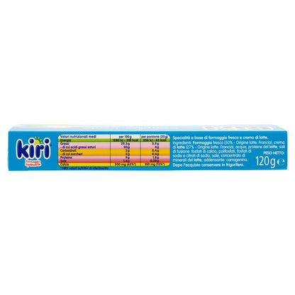 Kiri Fresh Cream & Milk 6 Cube Cheese, 3.81 Oz 108 G - Experience the rich taste of Kiri Fresh Cream & Milk Cheese, 6 Cube, 3.81 Oz 108 G.