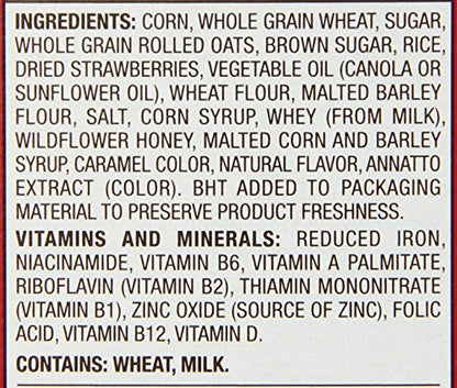 Honey Bunches of Oats Post Honey Bunches of Oats with Real Tasty Strawberry, 368 G - Real strawberry goodness in every crunchy bite, 368g.