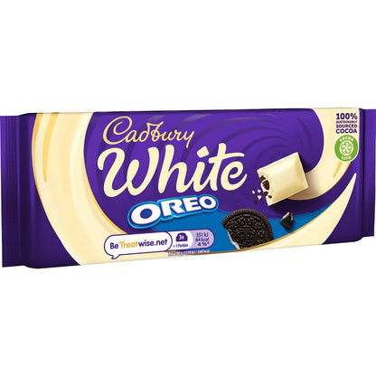 Cadbury Oreo with White Chocolate Bar, 120g - White chocolate Oreo