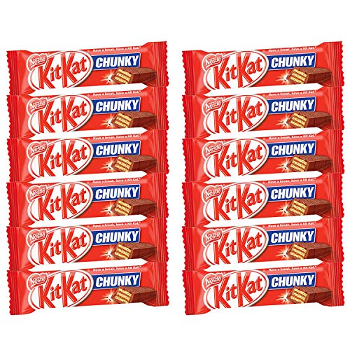 KIT KAT Nestle Chunky Milk Chocolate, Pack of 12, 480 g - Share the joy with KIT KAT Nestle Chunky Milk Chocolate, pack of 12, 480g.