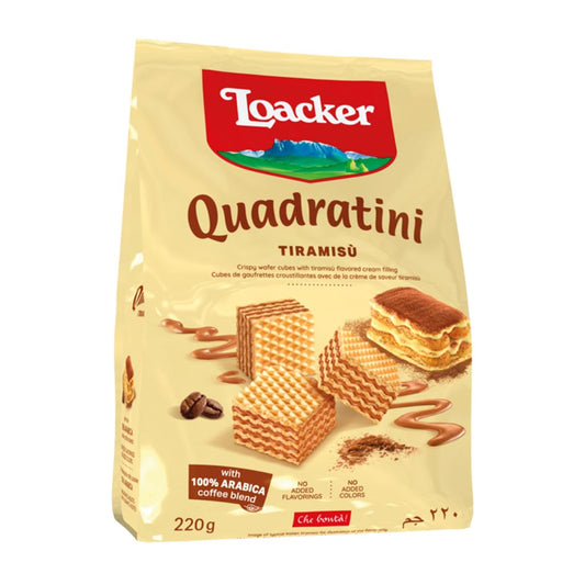 Loacker Italian Tiramisu Wafer, 220g