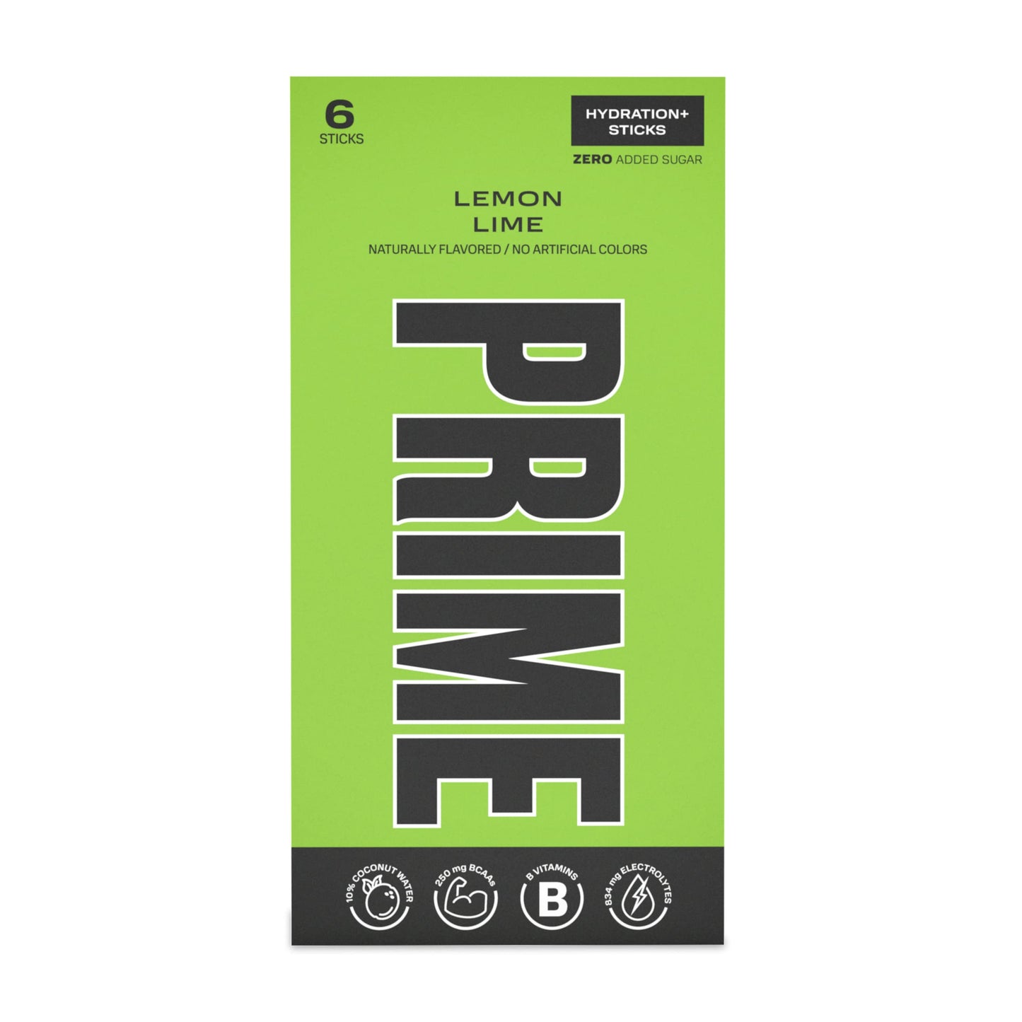 Prime Hydration Sticks Drink Lemon Lime Zero Added Sugar 57.78G, Pack Of 1 - Lemon lime hydration on the go!