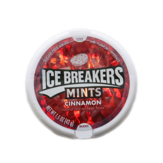 Ice Breakers Sugarfree Mints Cinnamon, 42 Gm - Cinnamon sugar-free mints for a spicy kick, 42g.