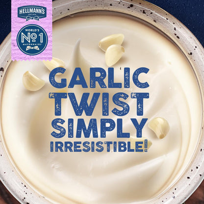 Hellmann's Garlic Mayonnaise, 235g - Garlic-infused mayonnaise for extra flavor.