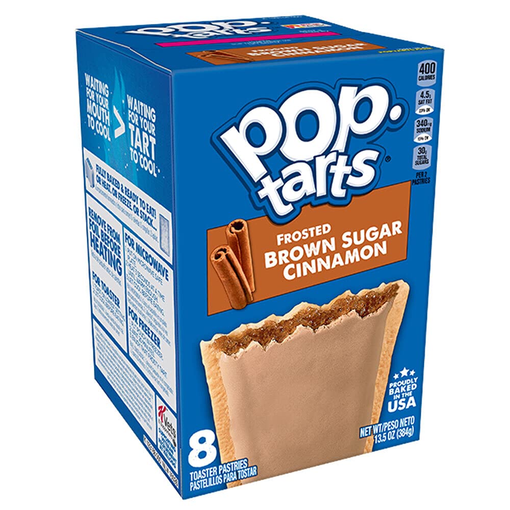 Pop Tarts Frosted Brown Sugar Cinnamon, 384 g - "Classic brown sugar cinnamon!"