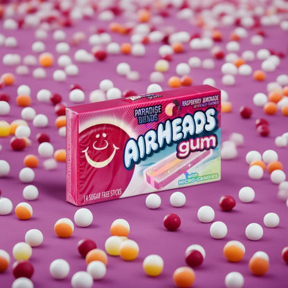 Airheads Paradise Blends Imported Chewing Gum - 14 Sticks Each - Pack of 12 - Tropical Escape!