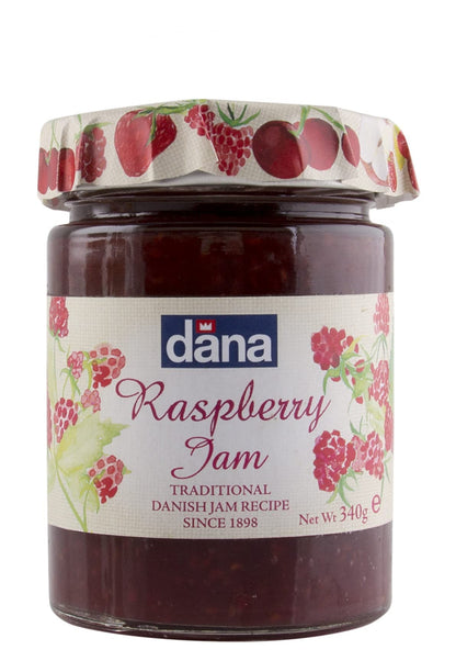 CANOE Dana Strawberry Jam + Raspberry Jam, 340g, Pack of 1 Each, Product of Poland - Strawberry & raspberry duo