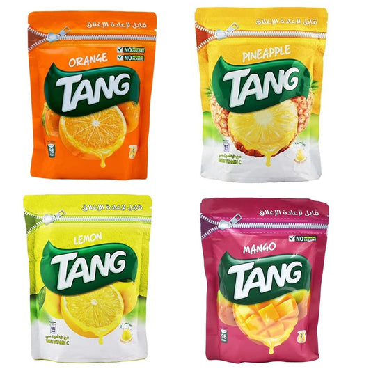 Tang four flavours Combo of Mango, Pineapple, Orange & Lemon, 500g Each (Pack of 4)