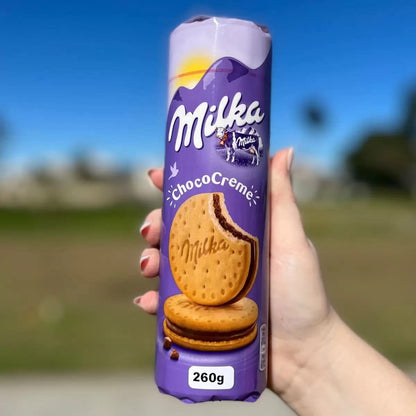 Milka Chococreme Biscuits Pouch, 260 g - "Chococreme Delight!"