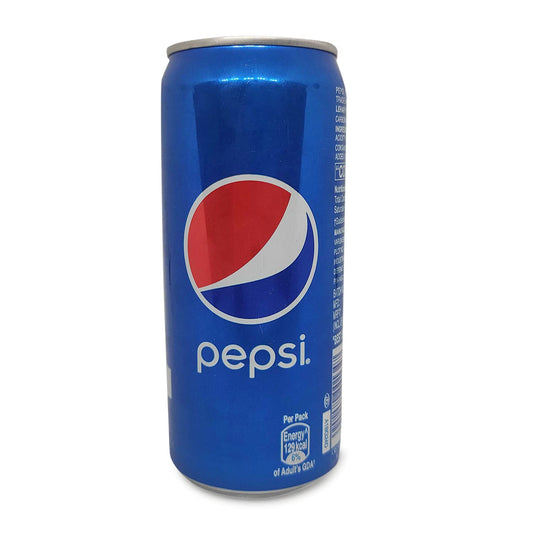 Pepsi Cola Soft Drink, 300ml Can - "Classic Pepsi cola!"