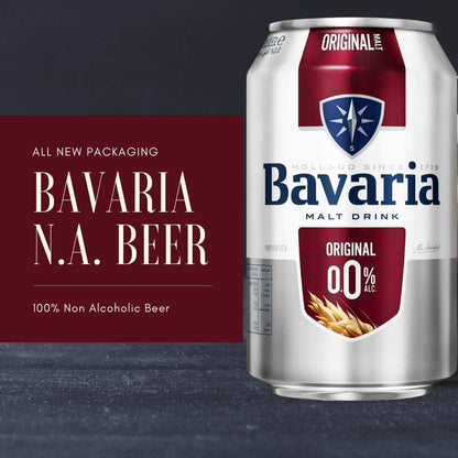 Bavaria Non-Alcoholic Beer Malt Drink Can, 6 X 330 ml