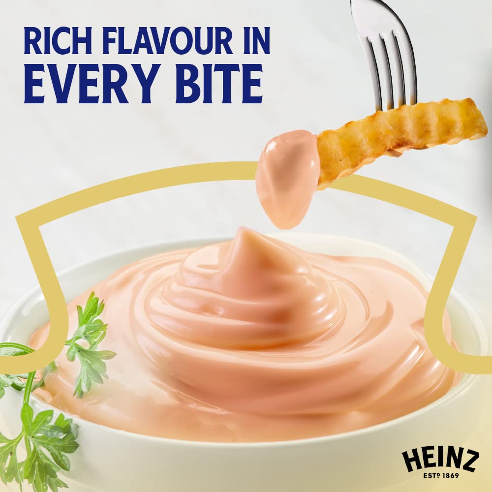 Heinz Delicious Mayochup Mayonnaise, 400ml - Heinz's tasty Mayochup in a larger 400ml bottle.