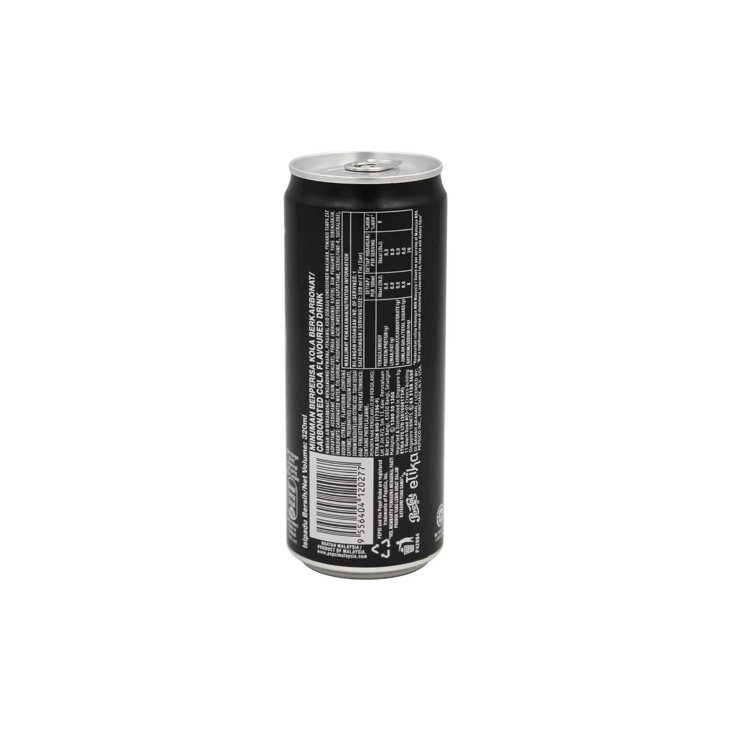 Pepsico Chefsneed Pepsi Black 320Ml, Pack Of 4 Cans (Imported Product), Vegetarian - "Chef's choice Pepsi black!"