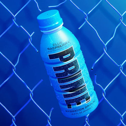 Prime Blue Raspberry Hydration Drink, 16.9 fl oz â„® 500 ml, 12 Pack - Stay hydrated with blue raspberry!