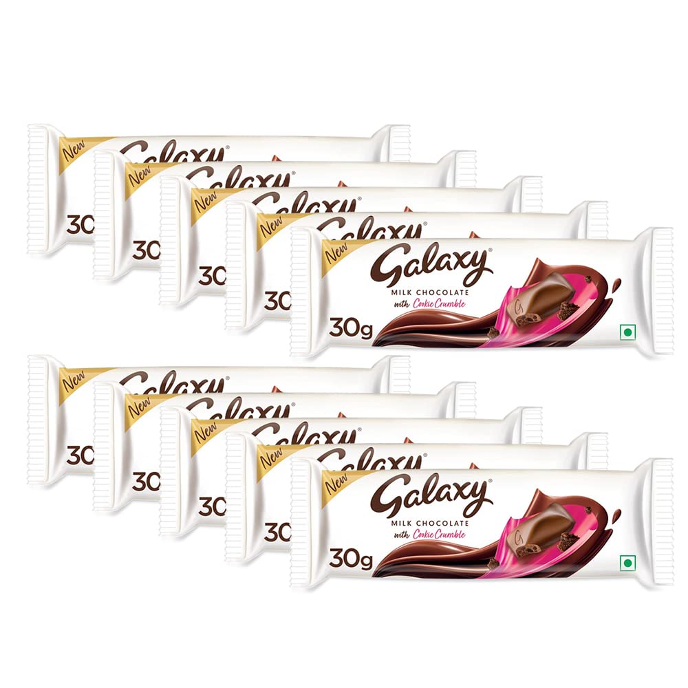 Galaxy Smooth Milk Chocolates - 56 g Bar (Pack of 8) - Indulge in the velvety richness of Galaxy Smooth Milk Chocolates