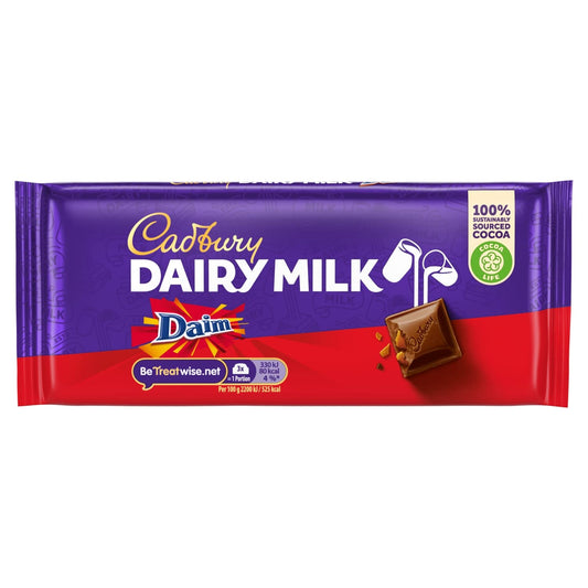 Cadbury Dairy Milk Daim, 120 g - Daim delight