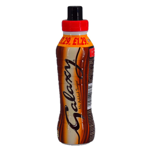 Galaxy Chocolate Milk Drink with Malt Extract and Sweeteners Bottle, 350 ml - Chocolate milk drink! Enjoy the rich and creamy flavor of Galaxy chocolate in a convenient bottle!