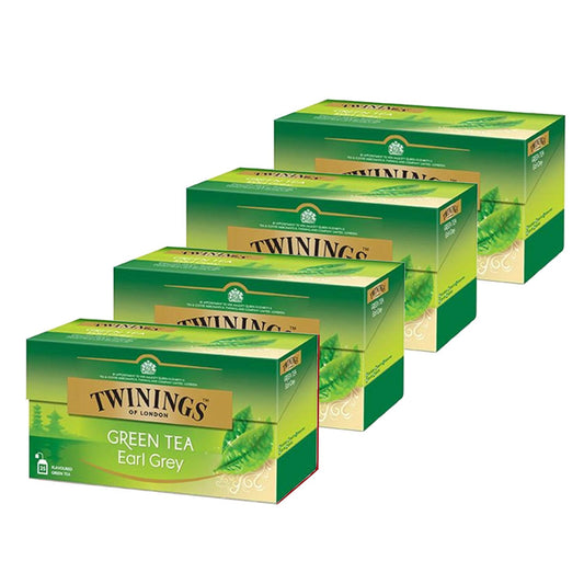 Twinings Green Tea Early Grey, 4 Pack, 4 x 40 g