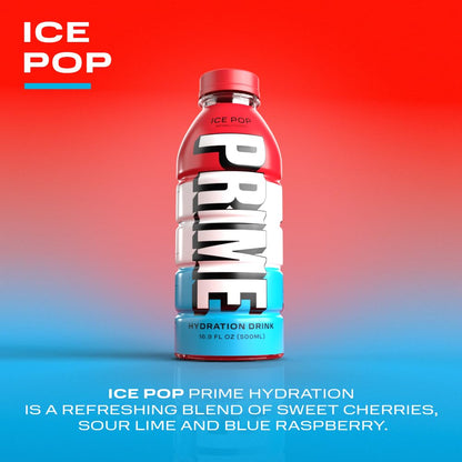 Prime Ice Pop Hydration Drink, 16.9 fl oz â„® 500 ml - Ice pop hydration refreshment!