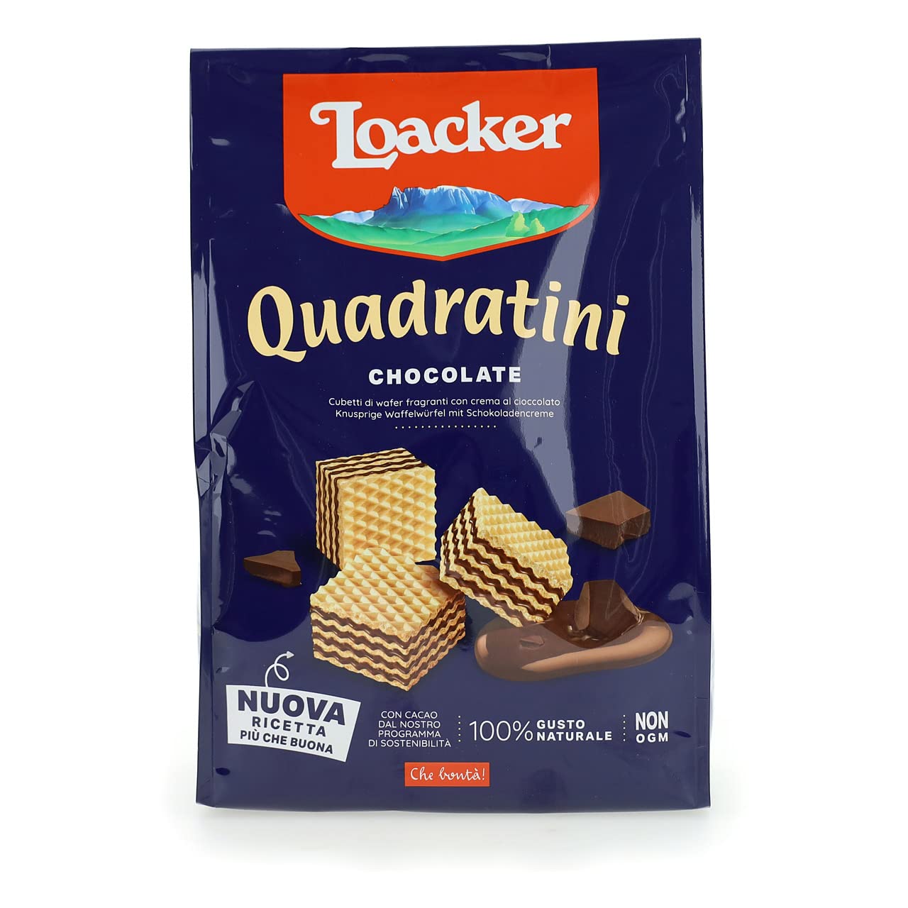 Loacker Quadratini Chocolate, 250Gram