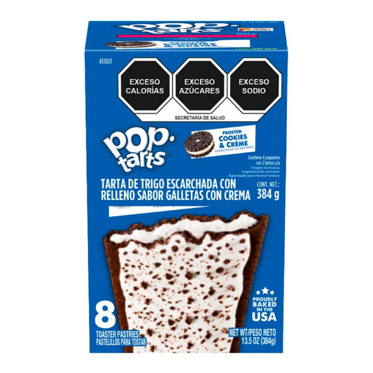 Pop Tarts Frosted Cookies & Creme, 384 g - "Creamy cookies & creme delight!"