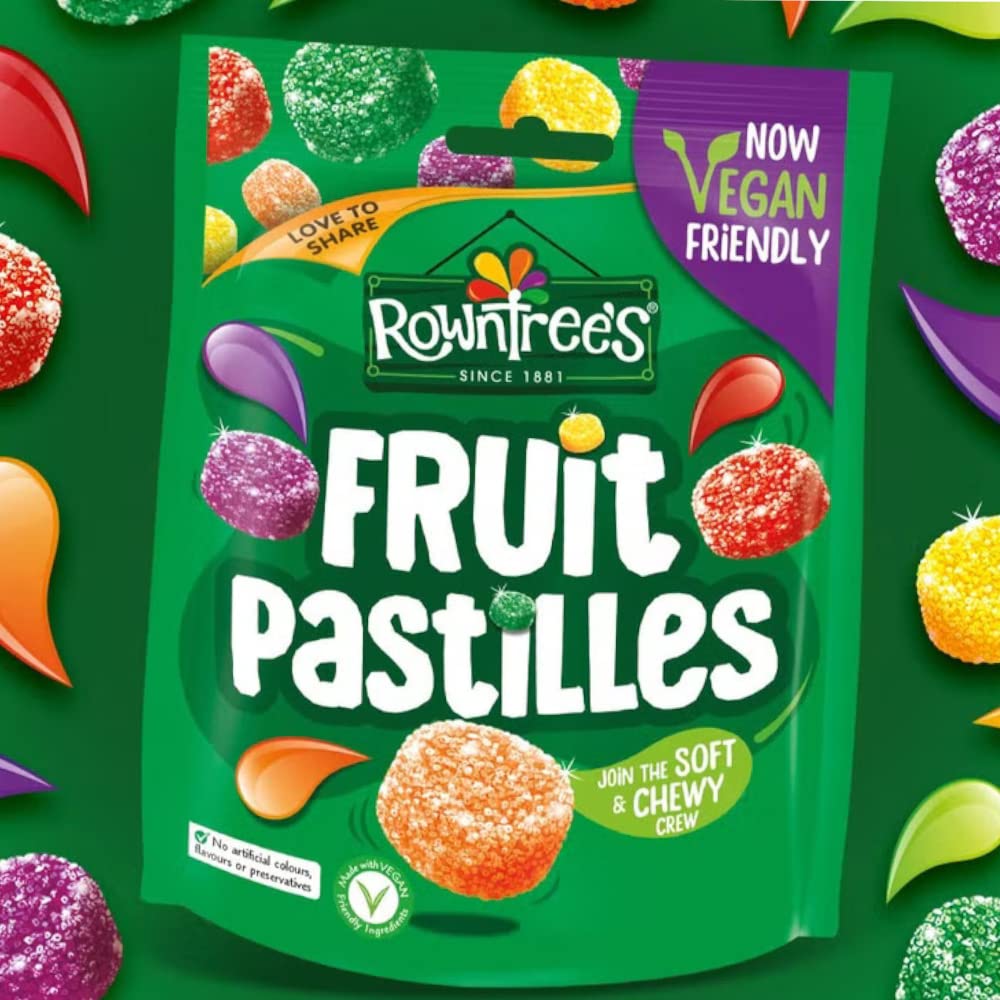 Rowntree's Fruit Pastilles, Vegan, 143g