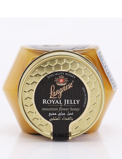 Langnese Royal Jelly in Mountain Flower Honey 375 g - "Royal Mountain Honey!"