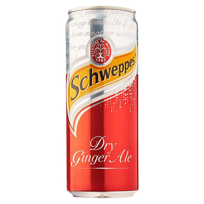 Schweppes Dry Ginger Ale 320Ml, Pack Of 12 Cans (Imported Product)