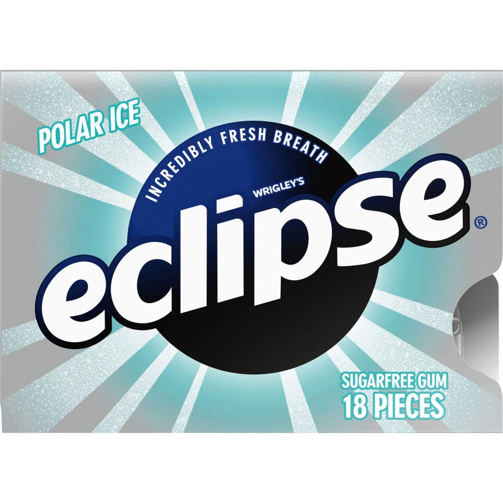 Wrigley's Eclipse Polar Ice - 18 Gums Inside - Stay Cool!