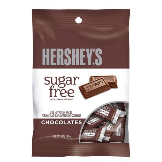 Hershey's Sugar Free Chocolates, 85g - Sugar-free chocolates, 85g of deliciousness.