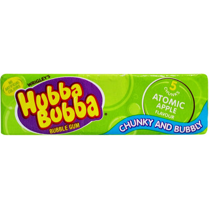 Hubba Bubba Chunky and Bubbly Bubble Gum Apple Flavour, 20 X 35 g - Twenty packs of apple-flavored bubble gum, 35g each.