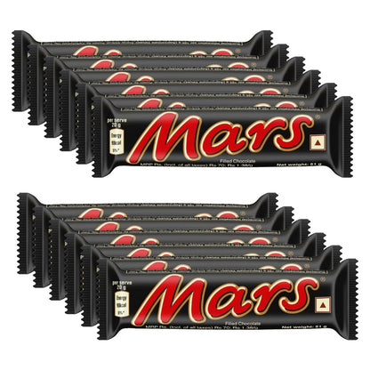 Mars Chocolate Bar, 51g (Pack of 12) - "Mars Chocolate Bar 12-Pack!"