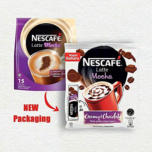 Nescafe Latte Mocha Coffee, 31g (Pack Of 15) - "Latte Mocha Magic - Pack of 15 for Mocha Lovers!"