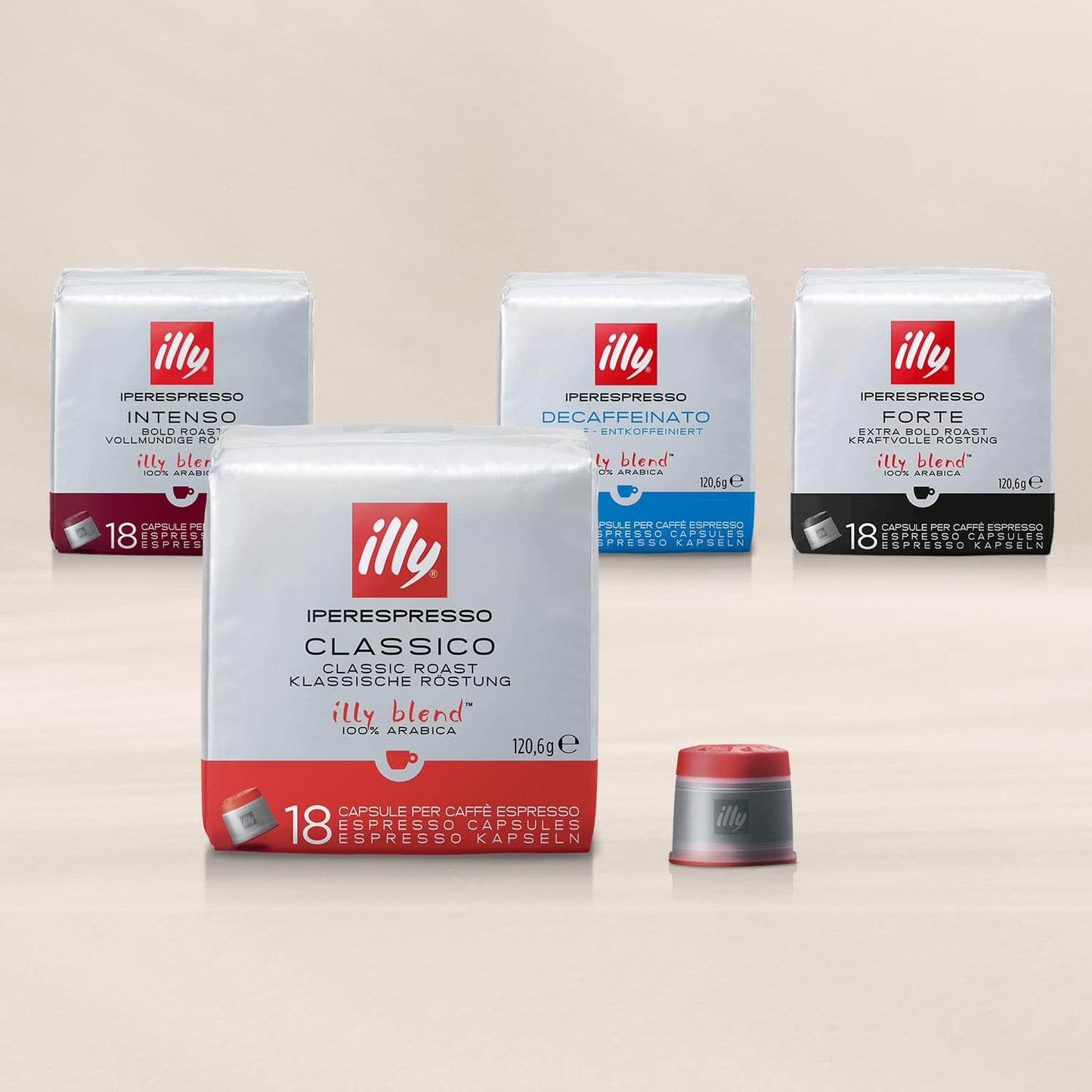 Illy Regular Coffee Beans, 250 G, Can, Vegetarian - Regular coffee beans, vegetarian, 250g can.