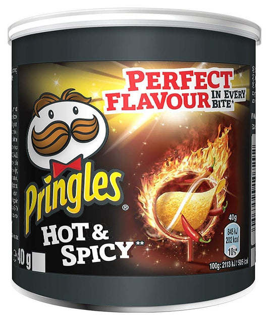 Pringles Hot & Spicy, 40 g - Hot and spicy snack size!