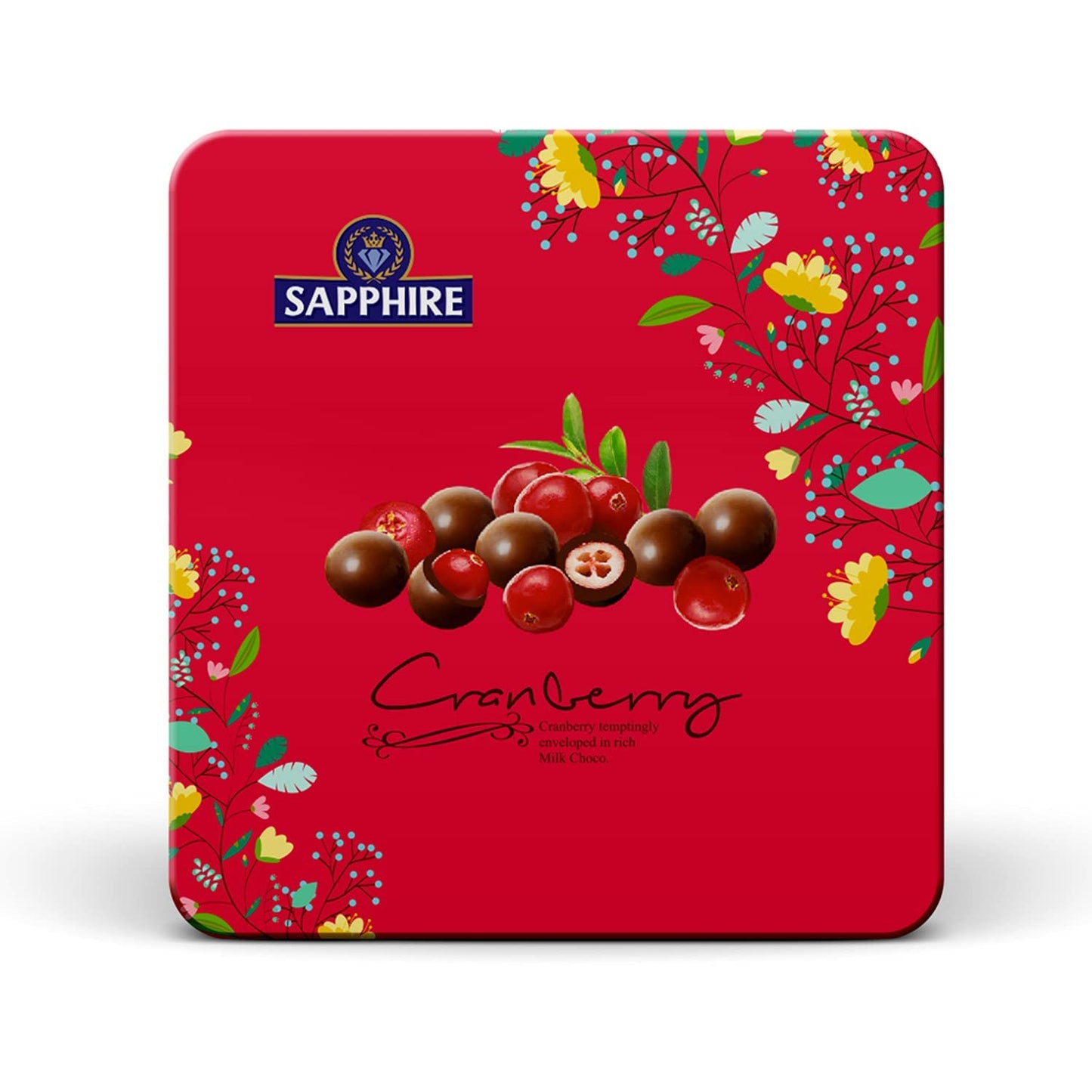 Sapphire Chocolate Coated Nuts, Cranberry, 200g