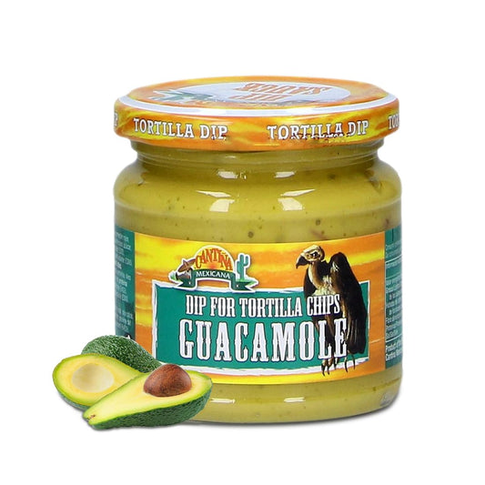 Cantina Mexicana Guacamole Dip | Avocado | Mexican Cuisine | Seasoning & Spread | Contains Avocado Fruit, Green & Red Paprika, Onion, Tomato & Cheese Powder | Used for Tacos, Burritos & Nachos | Slightly Spicy | Vegetarian (190g) - Guacamole dip