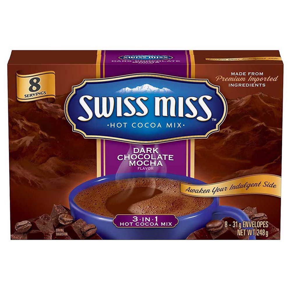 Swiss Miss Dark Chocolate Mocha Hot Cocoa Mix, 248 g