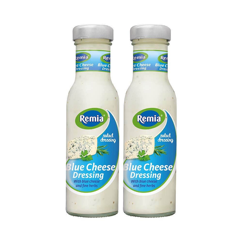 Remia Dressing Blue Cheese, 250ml, Pack of 2, Product of Netherlands - Blue Cheese Duo!