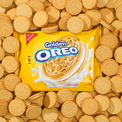 NABISCO Golden Oreo Sandwich Cookies, 405 g - "Golden Oreo Joy!"