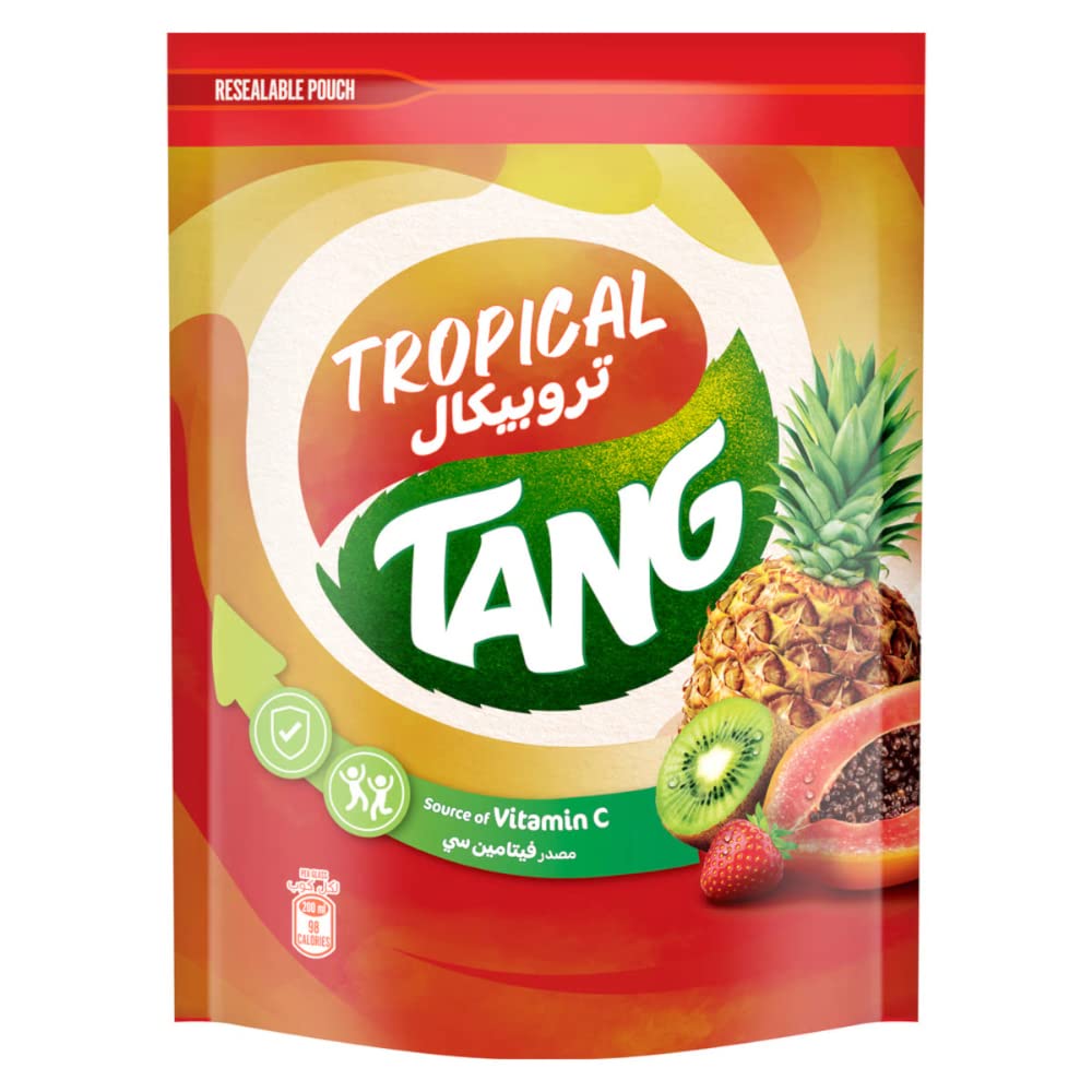 Tang, Cocktail Powder Drink Pouch, Tropical, 375 g