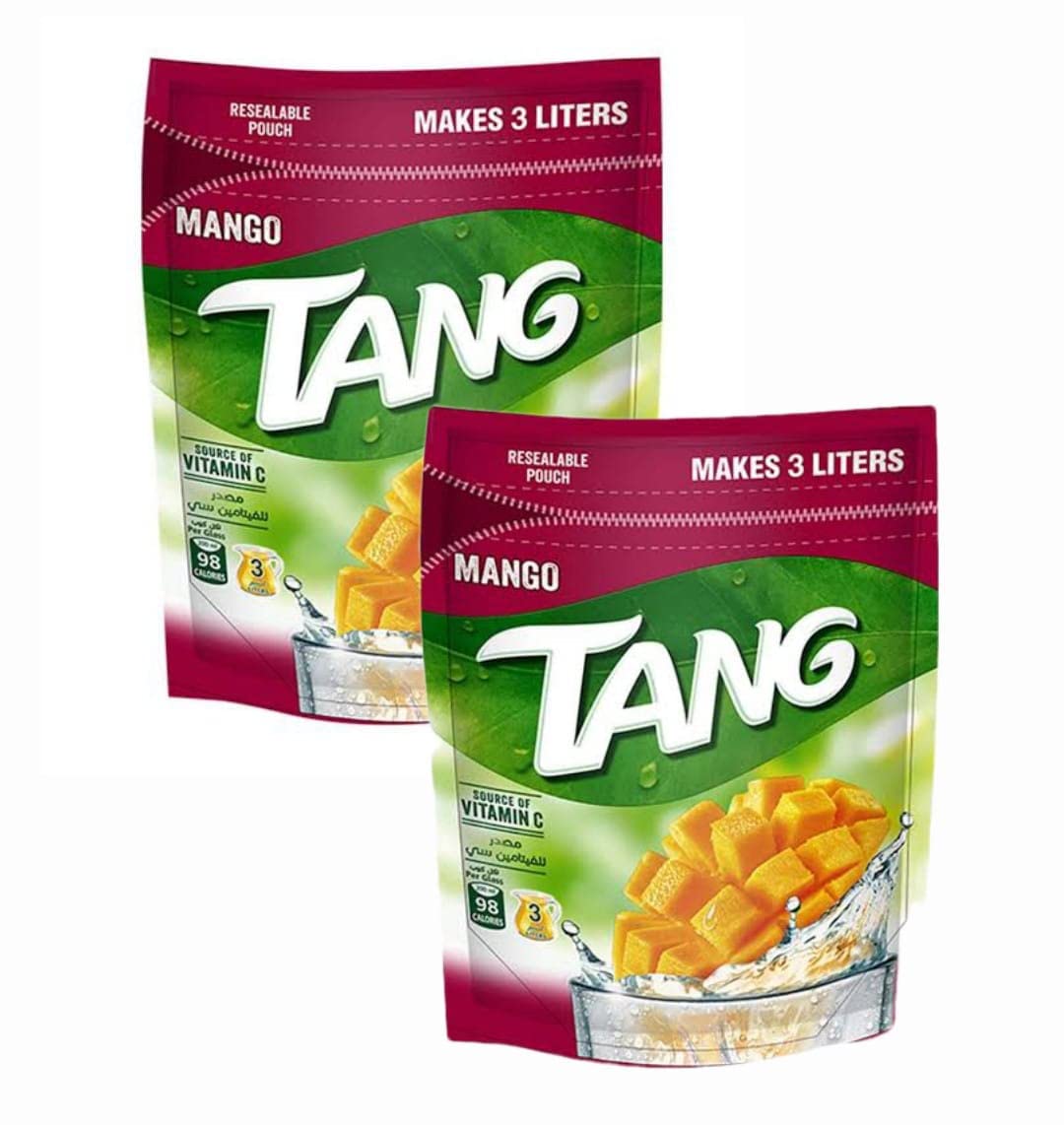 Tang Mango Instant Drink Powder (imported), 375g Each (Pack of 2)