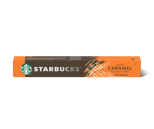 STARBUCKS By Nespresso Smooth Caramel Flavoured Coffee Blonde 10 Pods, 51G, Capsule