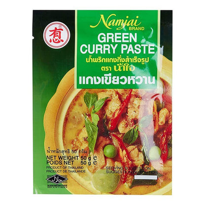 Namjai Green Curry Paste, 50 g - "Green Curry Joy!"