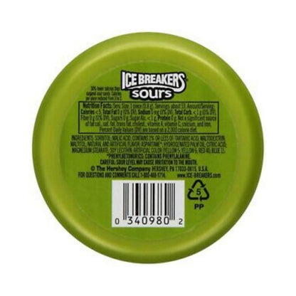 Ice Breakers Mix Fruits Sours Mouth Freshner 42 Grams - Mixed fruit sours for a tangy mouth-freshening treat, 42g.