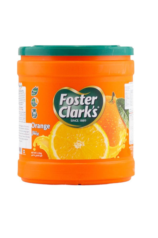 Foster Clark's Orange 2.5Kg Instant Drink Powder - Tangy Citrus Bliss, Vitamin C Boost, Refreshing Beverage Mix for Instant Enjoyment