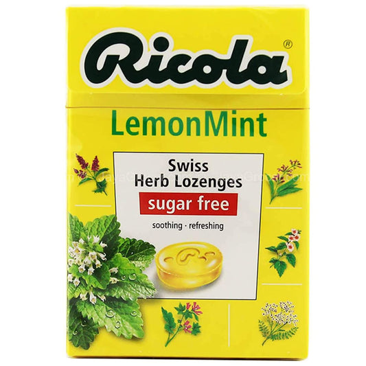 Ricola Candy Lemon Mint, 40 Gram - Lemon Mint Bliss!