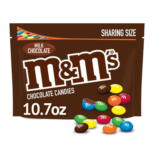 M&MS Milk Chocolate Candy Sharing Size Bag, 10.7 oz - "Shareable Choco Joy!"