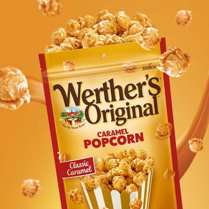 Storck Werther's Original Classic Caramel Popcorn Candy, 140g