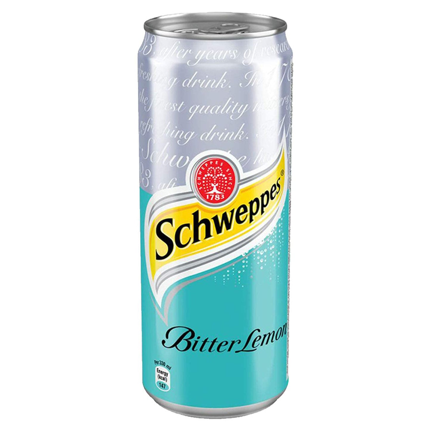 Schweppes Bitter Lemon Can, 320 ml